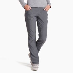 KÜHL TREKR™ PANT 10 Charcoal Convertible Mid Rise Straight Leg Hiking UPF 50